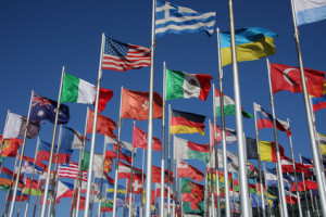 Flaggen der Welt - Messe Transfer München