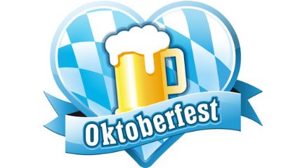Oktoberfest-Logo in Herzform